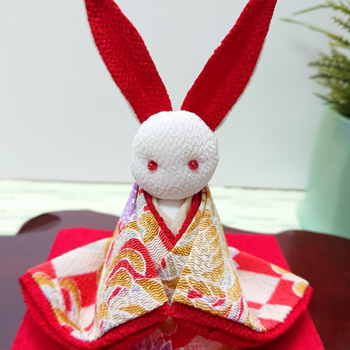 うさぎ ちりめん細工 その他人形 夢さき 通販 4475990|Creema うさぎ ちりめん細工 その他人形 夢さき 通販 4475990|Creema