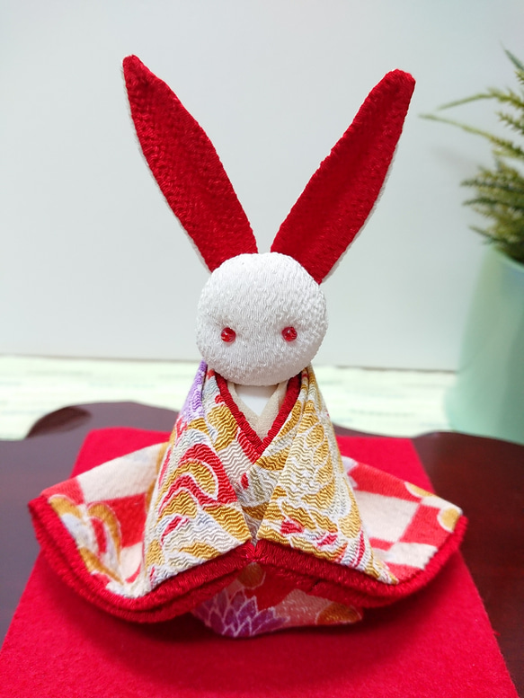 うさぎ ちりめん細工 その他人形 夢さき 通販｜Creema(クリーマ
