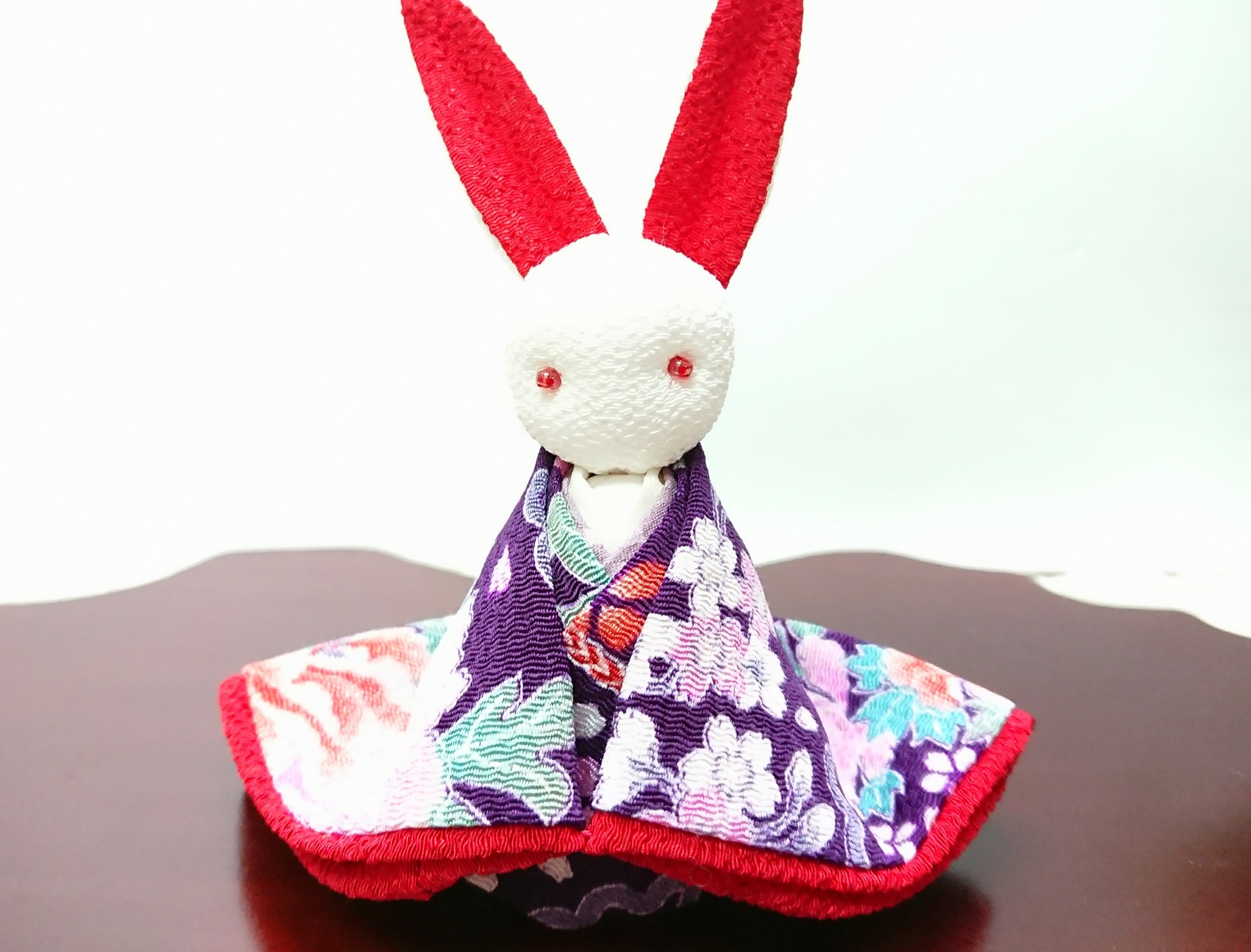 うさぎ ちりめん細工 その他人形 夢さき 通販 4812371｜Creema