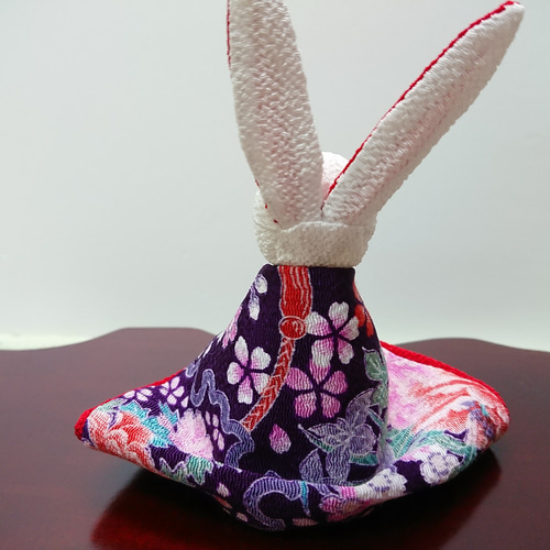 うさぎ ちりめん細工 その他人形 夢さき 通販 4812371｜Creema