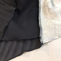 お値下げ⭐️着物リメイク絹のワンピースドレス 5枚目の画像