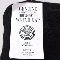 BLACK WATCH CAP ニット帽 2枚目の画像