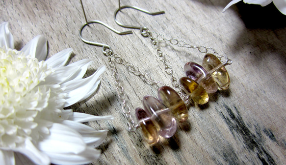 "Ametrine Hanging Pierce" 1枚目の画像