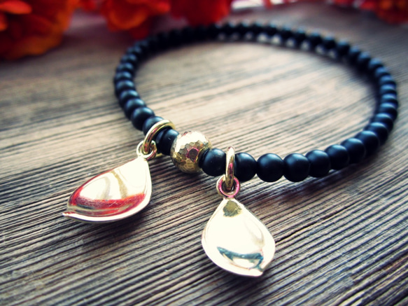 Matte Taste Onyx Stretch Bracelet. ~Lp~ 第2張的照片