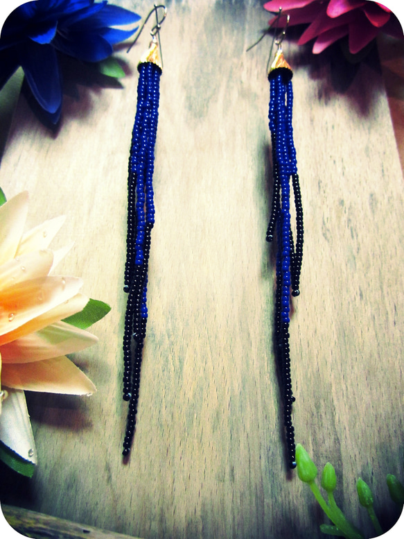 Beads Pierce. ~ fringe ~  (b/b) 4枚目の画像