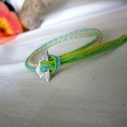 Thin Color Hemp Bracelet.(2wrap)/il 2枚目の画像