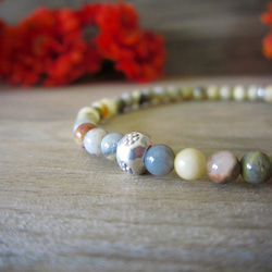 Crazy Lace Agate Stretch Bracelet. 第4張的照片