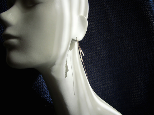 Line Pierce with keshi Pearl. 第1張的照片