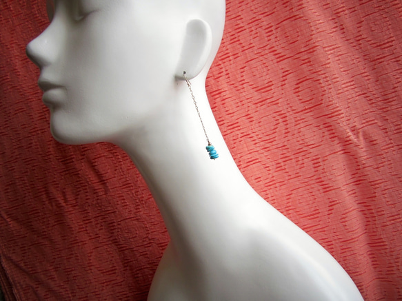 Turquoise Chain Link Pierce. ~M.L~ 第5張的照片