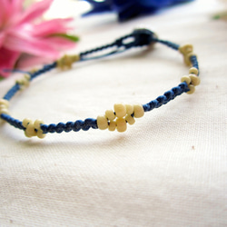 Thin W.Linen Bracelet. ~iv~ 第1張的照片