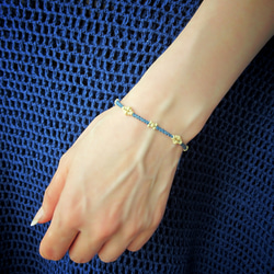 Thin W.Linen Bracelet. ~iv~ 第5張的照片