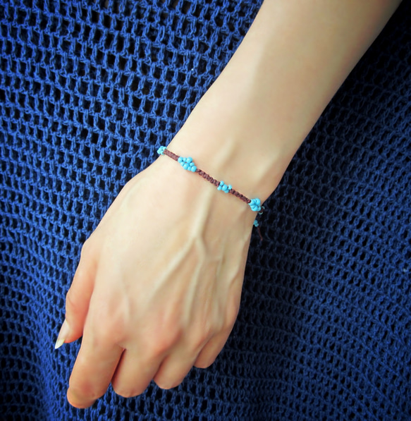 Thin W.Linen Bracelet. ~wb~ 5枚目の画像