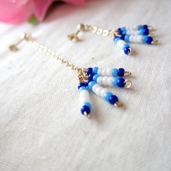 14K GF & Seed Beads Pierce.~bg~ 4枚目の画像