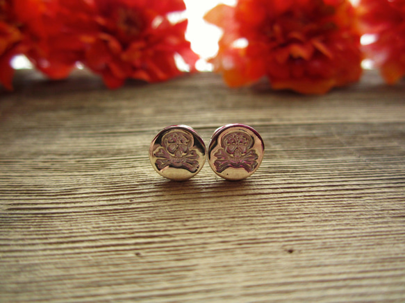 Sugar Skull Studs Pierce.【m】 第2張的照片