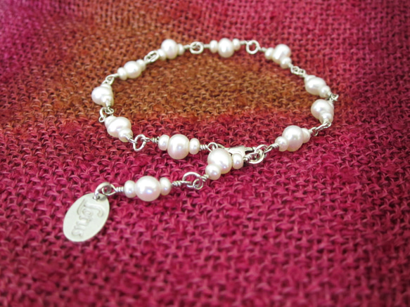 "F.w Pearl Bracelet" 2枚目の画像