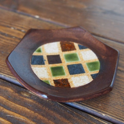 六角キューブ 豆皿 A 4枚目の画像