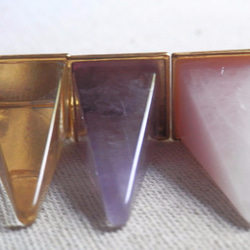 水晶　ピラミッドポイントペンダント　チェーン付　ペンデュラム 5枚目の画像