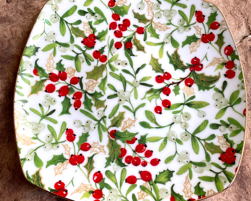 クリスマスカラーのスクエアプレート 中皿 Renon 通販 13096164