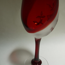 ワイングラス（ｶﾞｰﾃﾞﾝﾛｰｽﾞ） 3枚目の画像