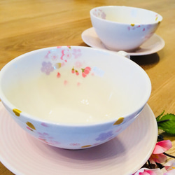 桜咲くスープカップ 3枚目の画像