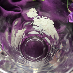 紫陽花のビアジョッキ・Ａ 2枚目の画像