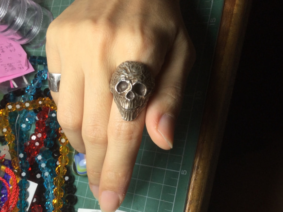 皮相之外~樹精靈～手雕925純銀戒指《雲語 藝術工作室》 第3張的照片