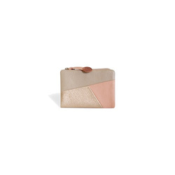 【空気の色 二つ折り財布／ピンク】軽くて薄くて小さいカバンにも入ります 3枚目の画像