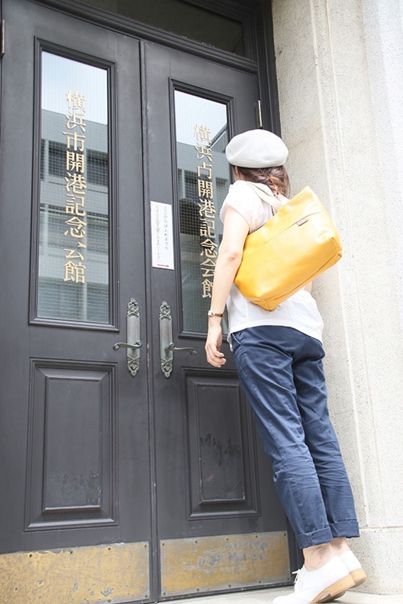 [Bag fruit multi-tote (S)/yellow] A4尺寸方便日常使用 第7張的照片