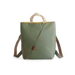 [Folllicle NEW Backpack (S) / 卡其色] A4 尺寸背包 第1張的照片