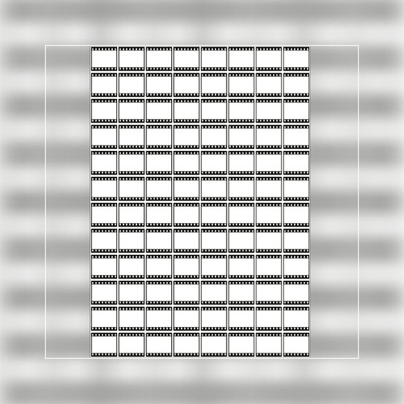 96枚フレーク！黒フィルムネガデザインのコメントシール、メッセージシール、アルバムシール 2枚目の画像