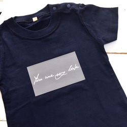 70サイズ～大人サイズまで★you are my love Ｔシャツ★ロンパースも可能なので赤ちゃんも★お揃いコーデでき 3枚目の画像