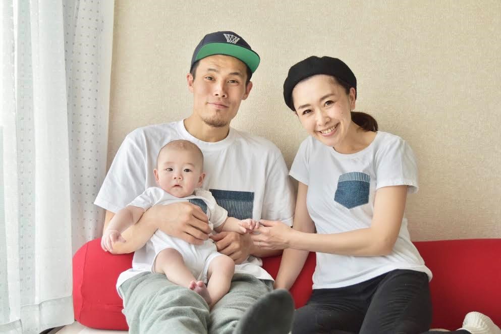 父の日ラッピングあり！再販×7♡3枚セット☆デニム＆ヒッコリー柄ポケットＴシャツ★７０～大人サイズまで♪