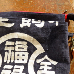 -Fukuroku- ビンテージ前掛けバッグ　リメイクショルダーバッグ 3枚目の画像