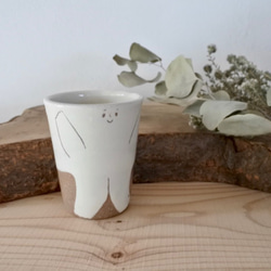 フリーカップ しげおカップ ⑨ 《ばんざい》カップ　コップ　湯呑み　贈り物 ギフト 7枚目の画像