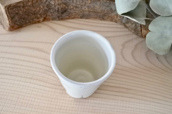 フリーカップ しげおカップ ⑨ 《ばんざい》カップ　コップ　湯呑み　贈り物 ギフト 8枚目の画像
