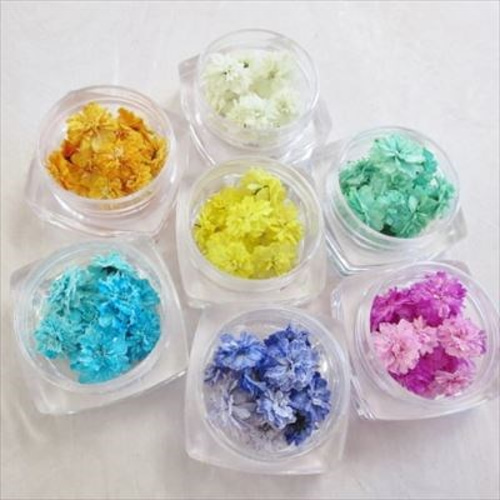 八重コデマリ ピンク色 立体乾燥花 2個 DIYパーツ びわだや 通販