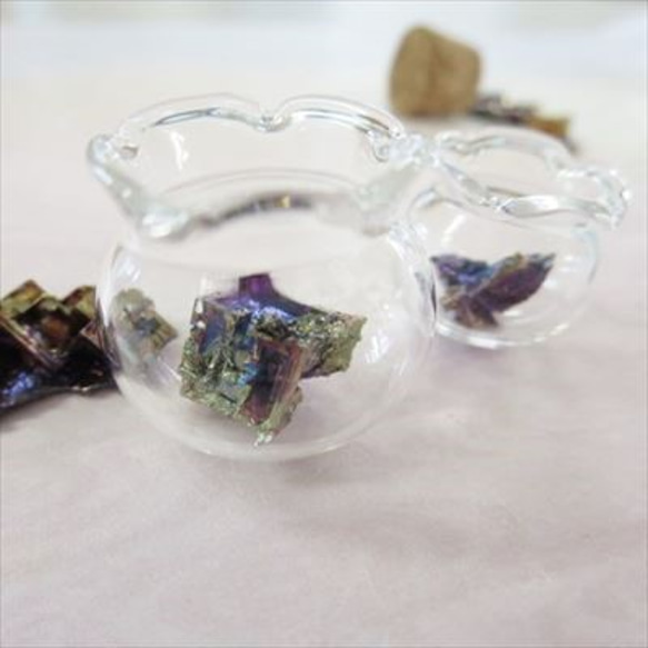 超ミニガラス金魚鉢　1.5ｃｍ　5個 1枚目の画像