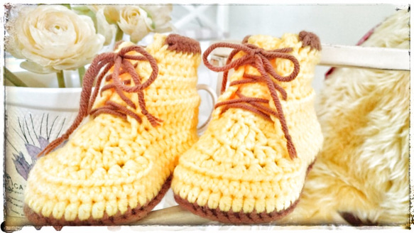 Timberland風格娃娃靴 (Timberland Style Baby Boots) 第2張的照片
