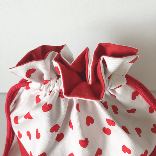 ハート柄❤︎お弁当袋 その他バッグ youyou1110 通販 9353338｜Creema