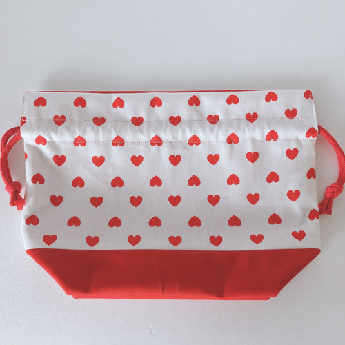 ハート柄❤︎お弁当袋 その他バッグ youyou1110 通販 9353338｜Creema