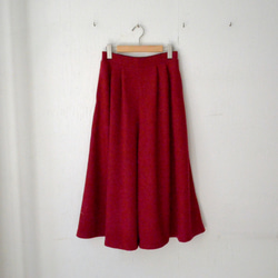 最後一個！ &lt;50% OFF&gt; Mini Bouclé Front Tuck Flare Culottes Pant 第3張的照片