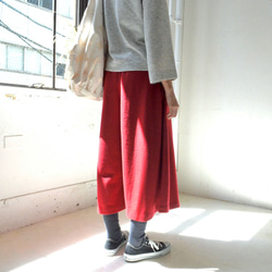 最後一個！ &lt;50% OFF&gt; Mini Bouclé Front Tuck Flare Culottes Pant 第2張的照片