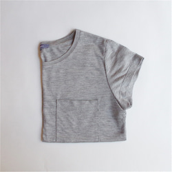 ★SALE 50%OFF★レーヨン混 半袖ポケットtee (gray/size:1) 3枚目の画像