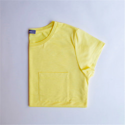 短袖口袋tee (yellow) 第4張的照片
