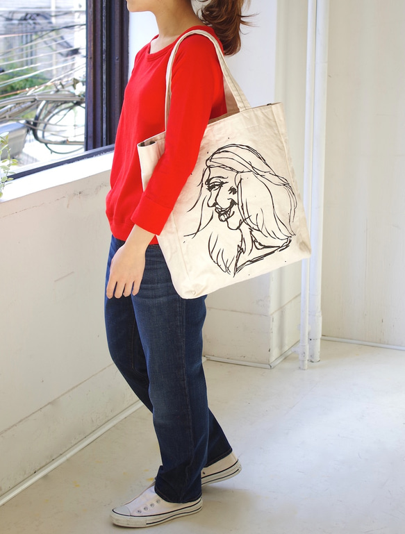 Big canvas tote ZEPHYR"" 第2張的照片