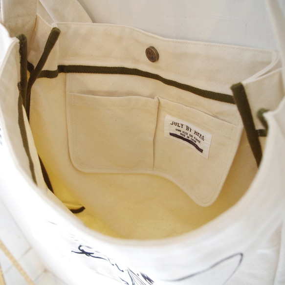 ◆SOLD OUT◆ ＜ラスト１つ！＞canvas postman bag "FUNNY FACE" 4枚目の画像