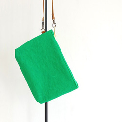倉敷帆布手提包 ”Paradaise green” 第1張的照片