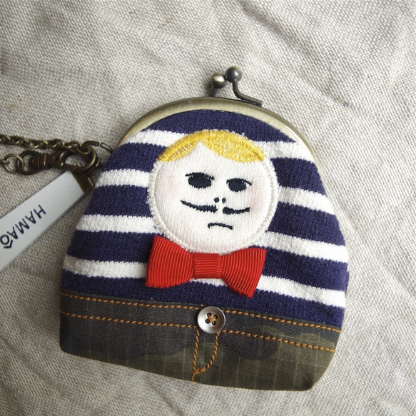 ◆SOLD OUT◆HAMAONIGIRI “navy border × camouflage” 3枚目の画像