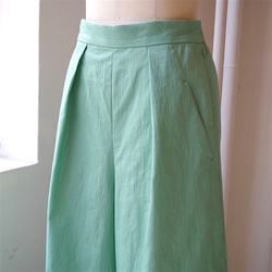 ◆SOLD OUT◆ シャーベットカラーワイドパンツ(Sherbet green) 5枚目の画像