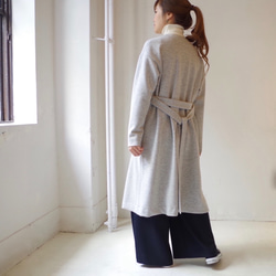 ★SALE 50%OFF★  ＜ラスト1着＞ウールミニブークレロングカーディガン "light gray" 7枚目の画像